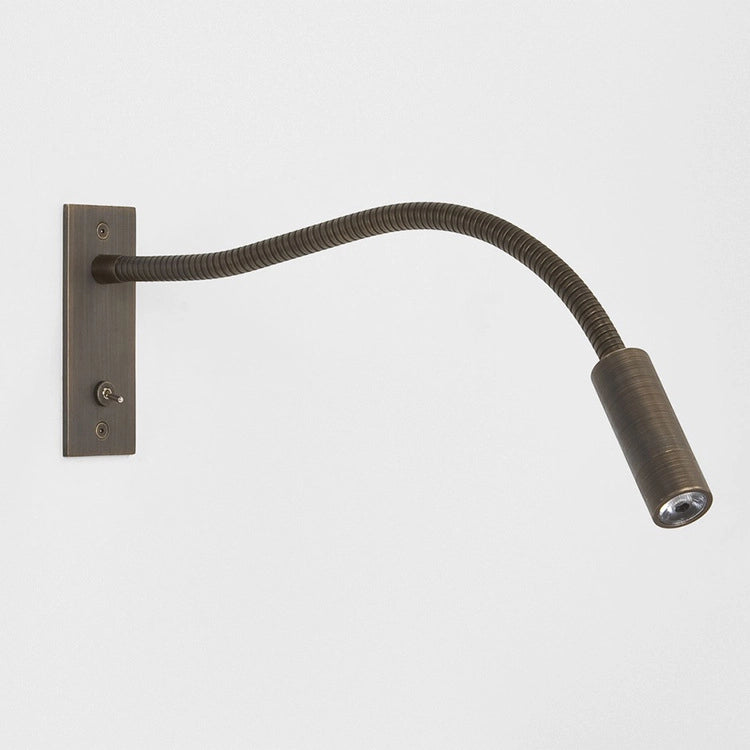 Flexible Metal Adjustable Gooseneck Wall Light for Bedroom