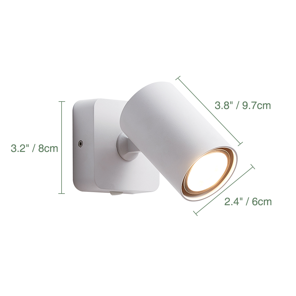 Bulb Changeable Simple Wall Light Rotatable LED Sconce