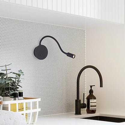 Battery Operated Flexible Gooseneck Wall Light Wireless Lamp