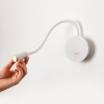 Battery Operated Flexible Gooseneck Wall Light Wireless Lamp