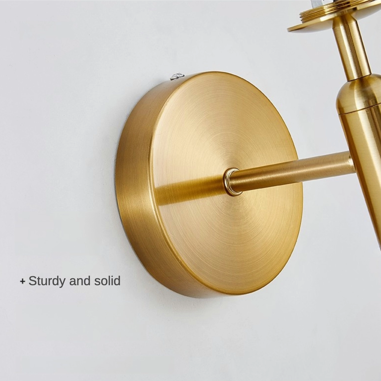 Gold Modern Globe Wall Sconce Brass Wall Light