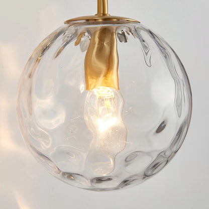 Gold Modern Globe Wall Sconce Brass Wall Light