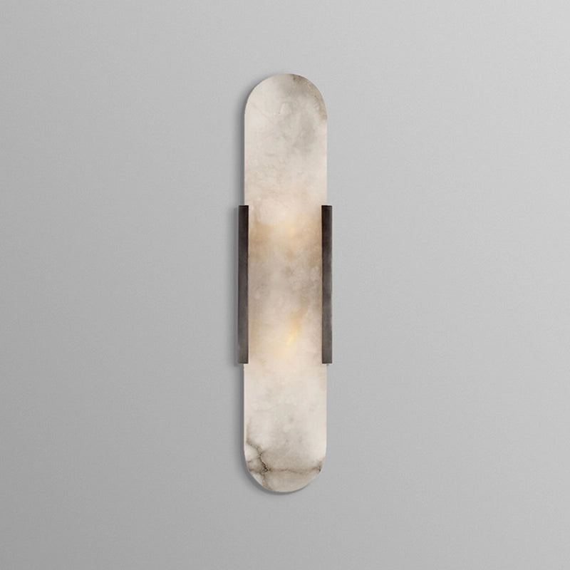 Marble Simple Wall Sconce LED Elongated Wall Light