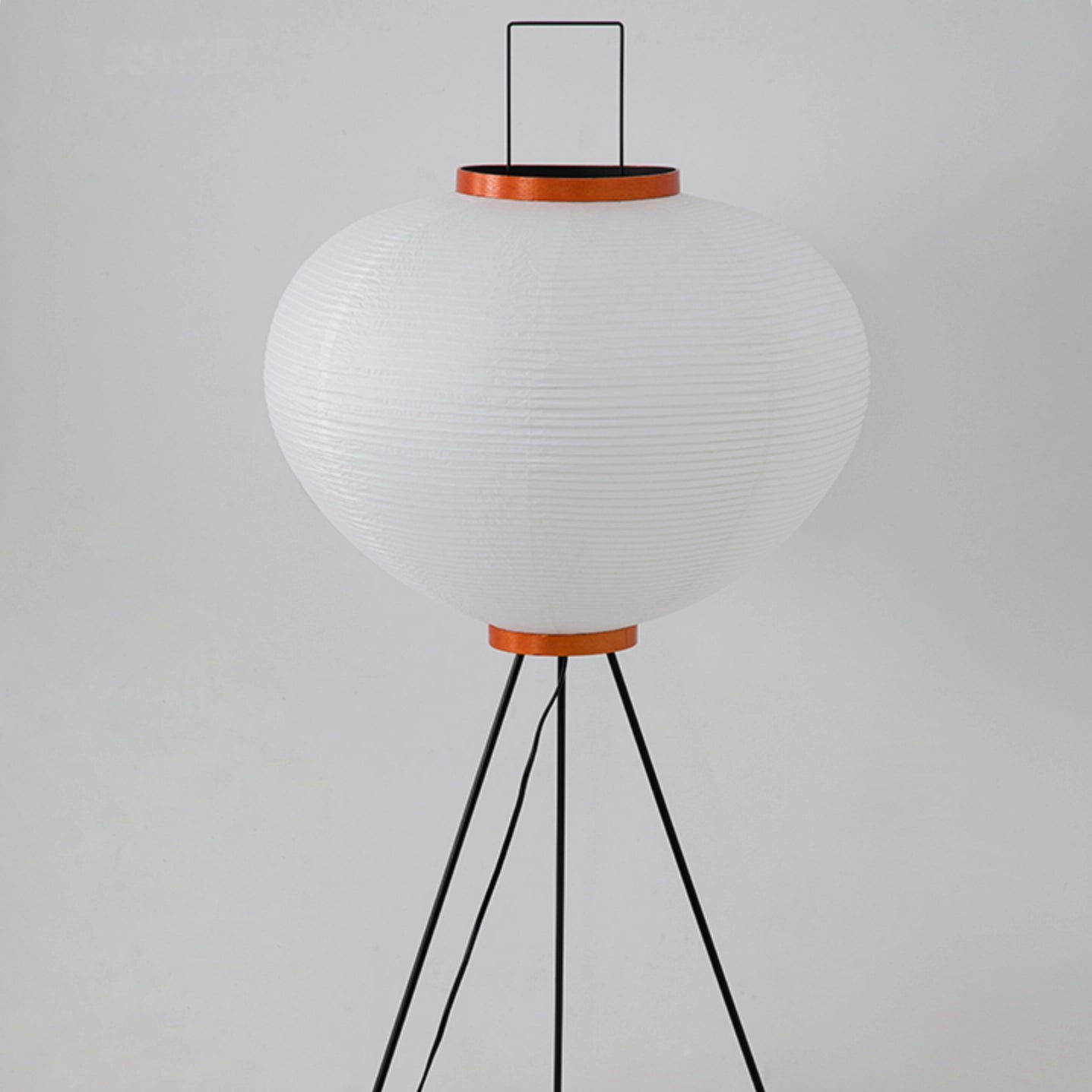 Unique Paper Floor Lamp White Classic Standing Lantern