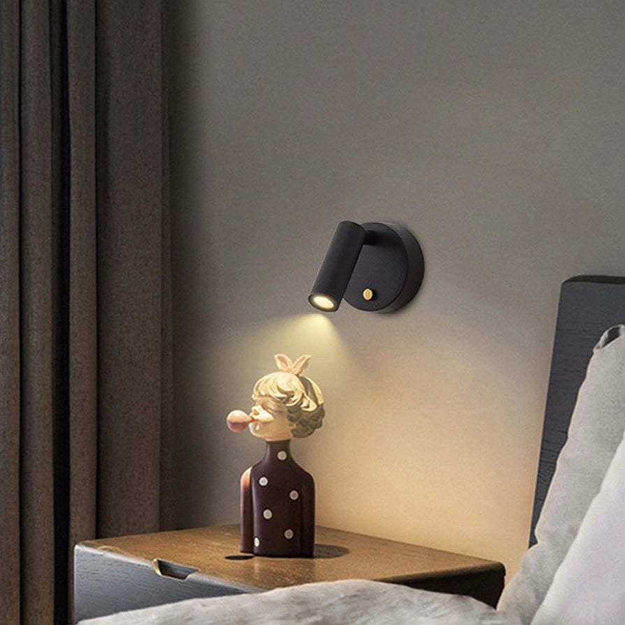 Rotatable Battery Operated Wall Sconce Simple Wireless Sconce