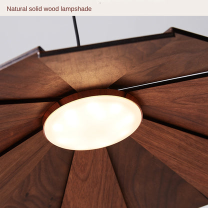 Rustic Island Lighting Wood Hanging Light